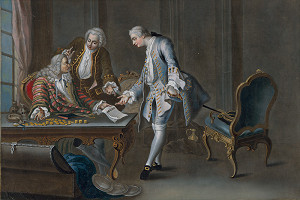 Sébastien Le Clerc ml. – Otec rozdeľuje svoj majetok medzi svojich dvoch synov (1.) 