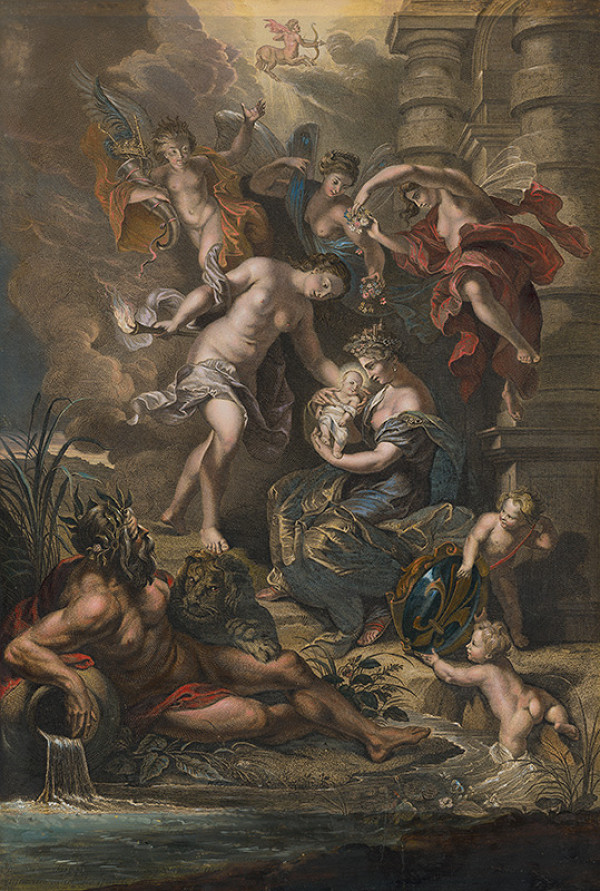 Peter Paul Rubens, Jean Baptiste Nattier, Gaspar Duchange – Narodenie Márie de Medici 