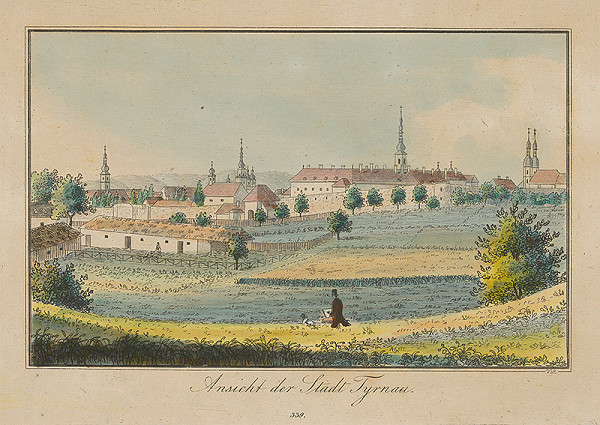 Johann Vincenz Reim – Pohľad na Trnavu 