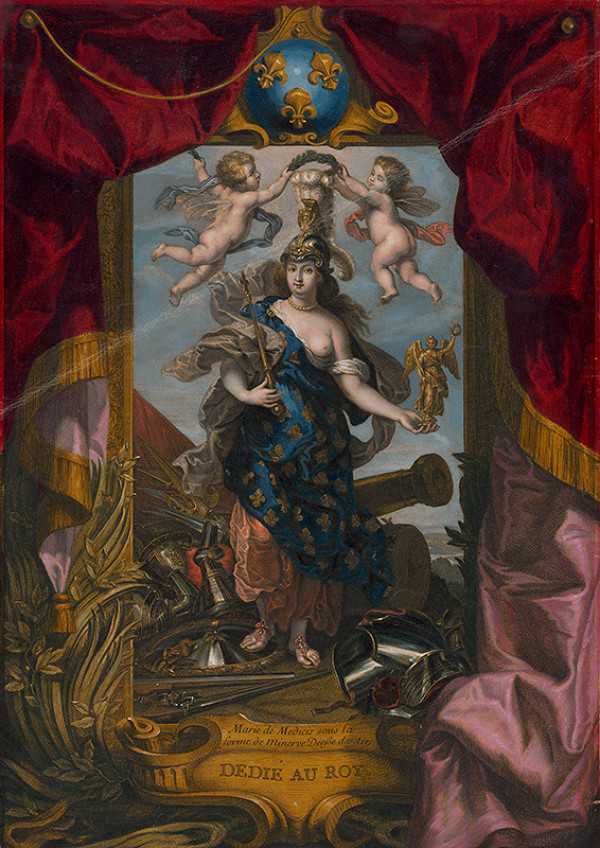 Jean Baptiste Massé, Jean Marc Nattier, Peter Paul Rubens – Mária de Medici, kráľovná a regentka Francúzska ako bohyňa vojny Bellona (1573 - 1642) 