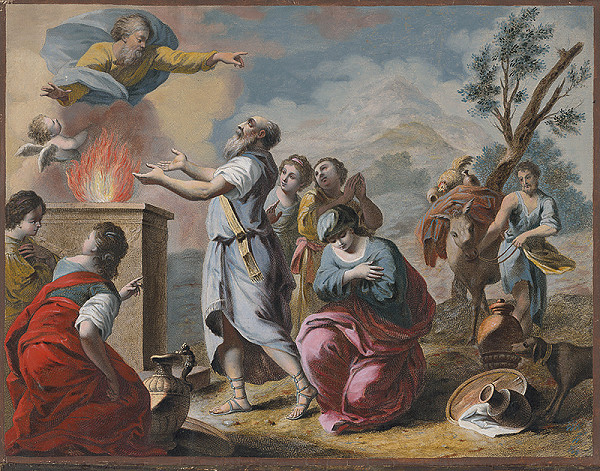 Giovanni Volpato, Francesco Bartolozzi, Jacopo Amigoni – Mojžišova obeta 