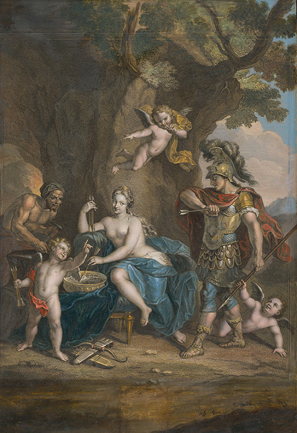Antoine Coypel, Nicolas Henri Tardieu – Venuša a Mars 