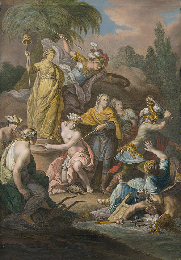 Antoin Borel, Jean Charles Levasseur – Alegória nezávislosti Ameriky 