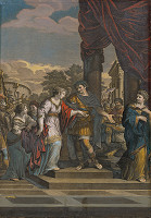 Pietro da Cortona, Cristoforo dall' Acqua – Cézar zavrhuje Pompeiu a berie si za manželku Calpurniu (Cesare ripudia Pompea e prende in moglie Calpurnia) 