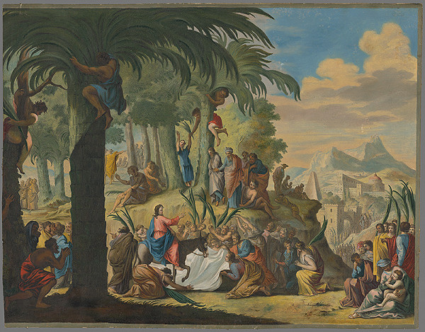 Stredoeurópsky maliar zo 17. storočia – Príchod Krista do Jeruzalema 