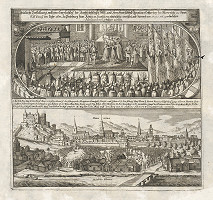 Romeyn de Hooghe, Philip Bouttats – Korunovácia Leopolda I.  