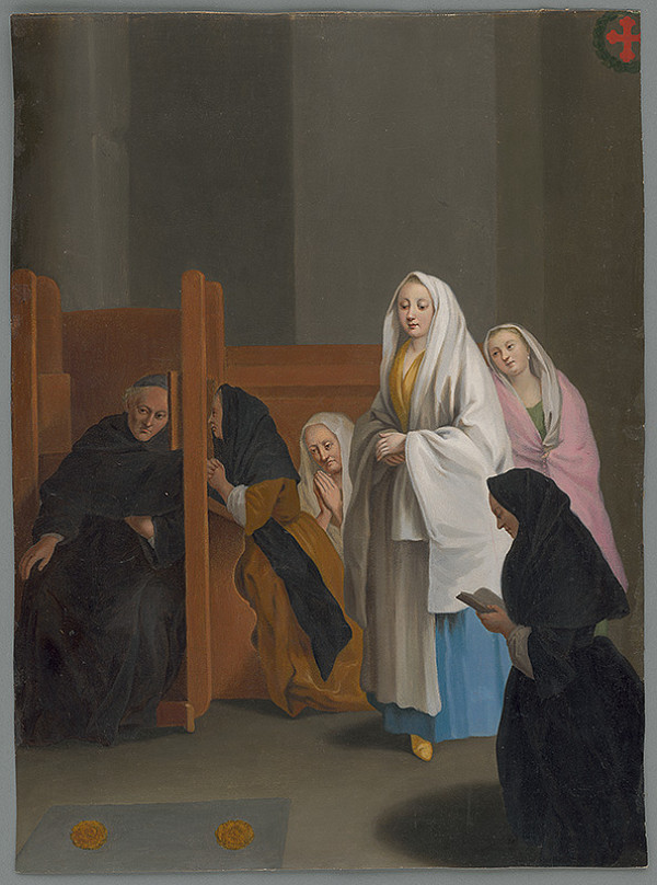 Pietro Longhi – Spoveď 