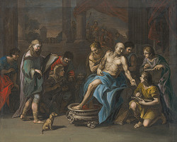 Richard Earlom, Luca Giordano, Simon Francois Ravenet – Smrť Senecu 