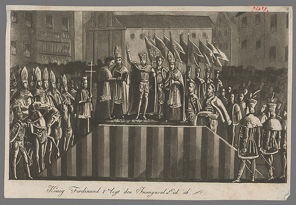 Vincent Raimund Grüner – Prísaha Fredinanda V.šľachte 