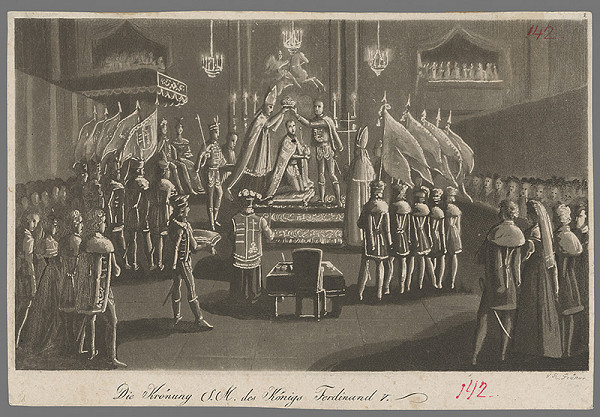 Vincent Raimund Grüner – Korunovácia Ferdinanda V. 