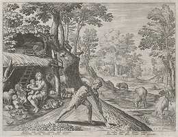 Maarten de Vos st., Jan Sadeler I. – Po páde prvých ľudí (4) 