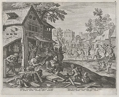 Maarten de Vos st., Jan Sadeler I. – Jubal a jeho hudobné nástroje (11) 