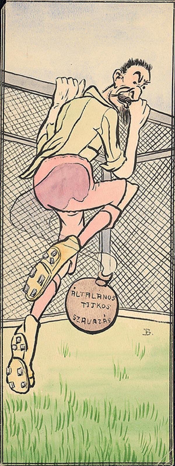 István Bélaváry-Burchard – Karikatúra Apponyiho 10. 