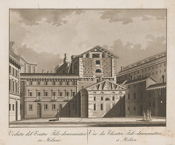 Taliansky maliar z prelomu 18. - 19. storočia – Divadlo Filo - Drammatici v Miláne 