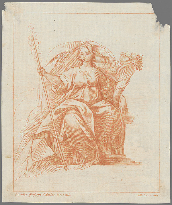 Stredoeurópsky maliar z 18. storočia – Alegorická postava ženy 