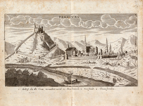 Wilhelm Dilich, Jacob Koppmayer, Johann Christoph Wagner – Pohľad na Bratislavu 