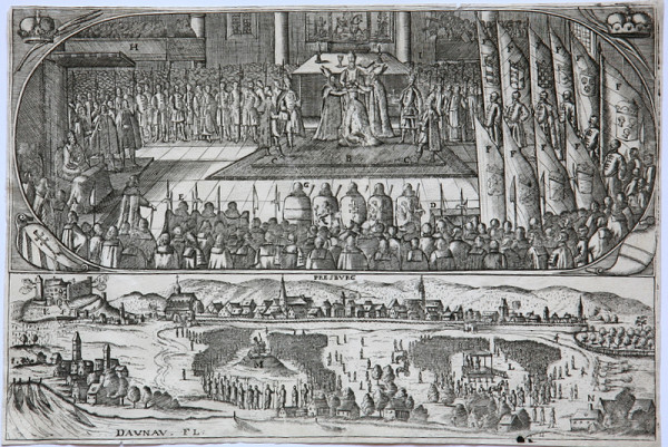 Johann Christoph Wagner – Korunovácia Leopolda I. v Bratislave 