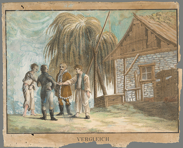 Stredoeurópsky maliar z 1. polovice 19. storočia – Páni a sedliaci 