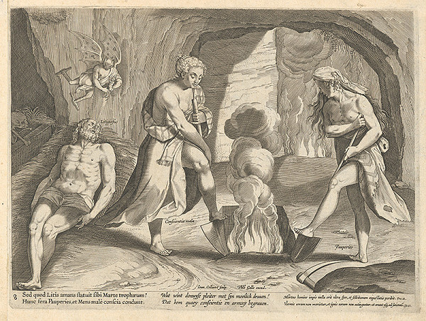 Philip Galle, Johannes Collaert – Alegória súdnictva VIII. 