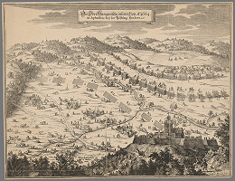 Kaspar Merian, Georg Szicha – Bitka pri hrade Szendrö 