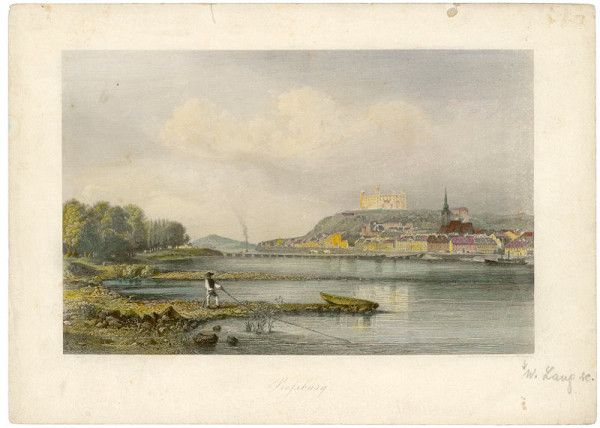 Rudolf Alt – Bratislava z Petržalky 