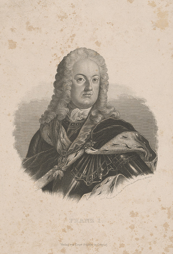 Stredoeurópsky grafik z 19. storočia – Portrét Františka I. 