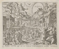 Maerten van Heemskerck, Claes Jansz. Visscher – Otče náš,ktorý si na nebesiach,posväť meno tvoje (1) 