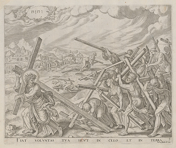 Maerten van Heemskerck, Claes Jansz. Visscher – Buď vôľa Tvoja ako v nebi, tak i na zemi (3) 