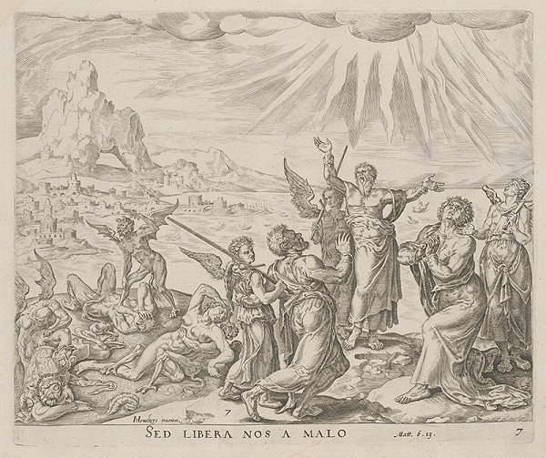 Maerten van Heemskerck, Claes Jansz. Visscher – Ale zbav nás od zlého (7) 