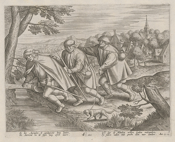 Claes Jansz. Visscher – Slepý slepého privedie do jamy 