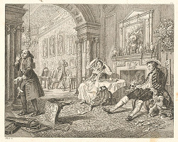 William Hogarth – Manželstvo podľa módy 2. 