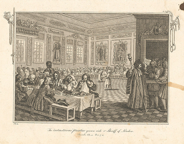 William Hogarth – Usilovnosť a zaháľka 8.