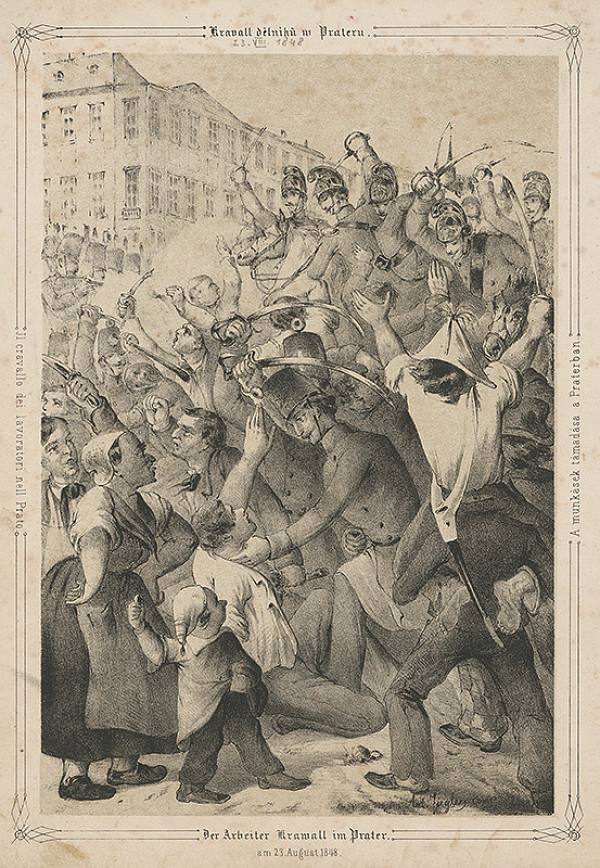 Anton Ziegler – Revolúcia vo Viedni r. 1848 V. 