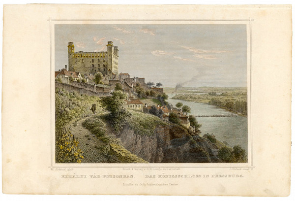 Ludwig Rohbock, Julius Umbach – Pohľad na Bratislavský hrad 