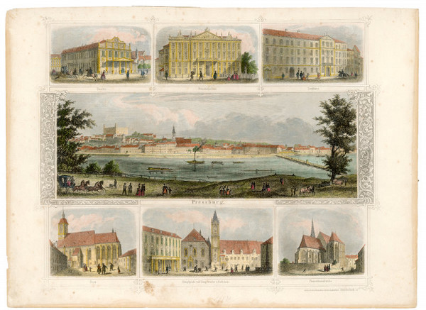 Franz Hablitschek – Pohľady na Bratislavu a jej interiér 