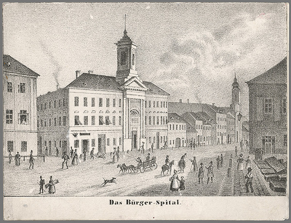 Antal József Strohmayer, Johann Höfelich, C.F. Wigand – Meštianska nemocnica v Bratislave 