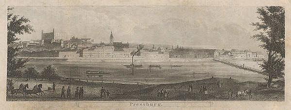 Franz Hablitschek – Pohľad na Bratislavu 