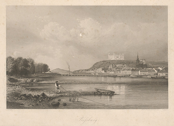 Wiliam Lang, Rudolf Alt – Bratislava z juhu 