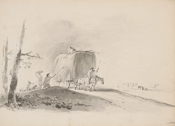 Franz Brudermann – Zvážanie sena 