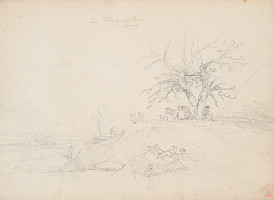 Franz Brudermann – Krajina so stádom 