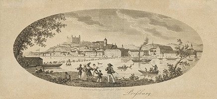 Antal József Strohmayer, Adolf Dworzack – Bratislava v 19. stor. - pohľad z juhu 