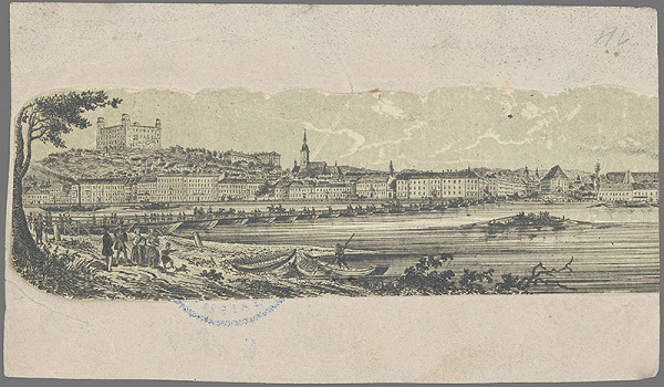Stredoeurópsky grafik z polovice 19. storočia – Bratislava 