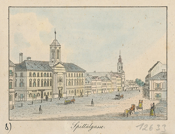 Johann Vincenz Reim – Špitálska ulica v Bratislave 