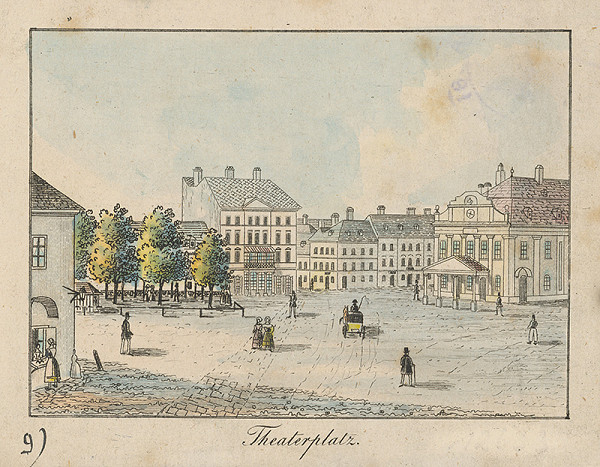 Johann Vincenz Reim – Divadelné námestie v Bratislave 