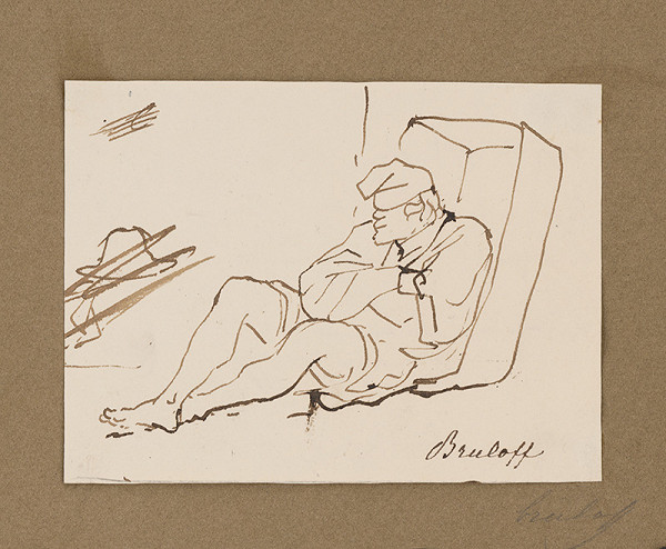 Carl Bruloff – Odpočívajúci muž 