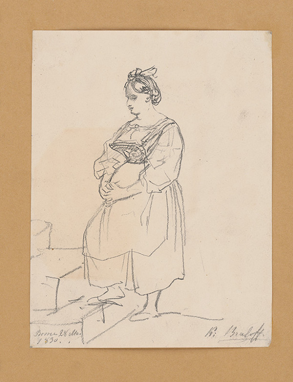 Carl Bruloff – Žena na schodoch 