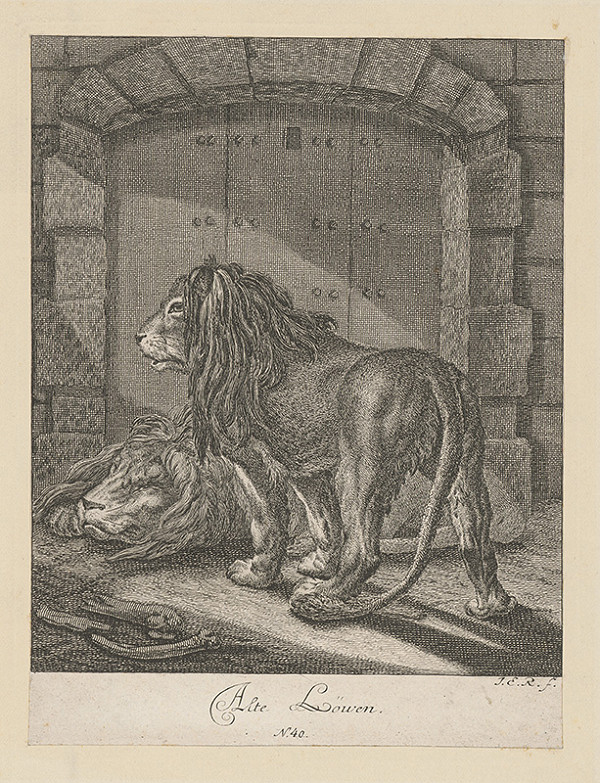 Stredoeurópky grafik J.E.R. z prelomu 18. - 19. storočia – Staré levy 