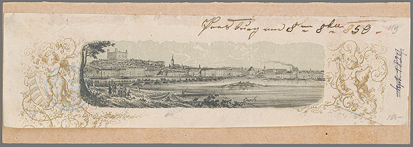 Stredoeurópsky grafik z polovice 19. storočia – Bratislava 