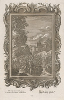 Stredoeurópsky grafik z 18. storočia – Vzkriesenie Lazara 