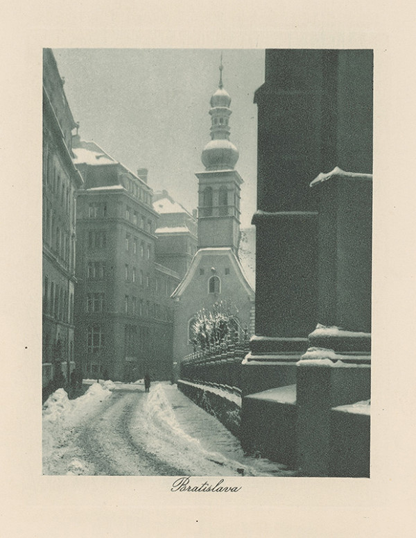 Stredoeurópsky grafik z 1. polovice 20. storočia – Uršulínsky kostol v Bratislave 